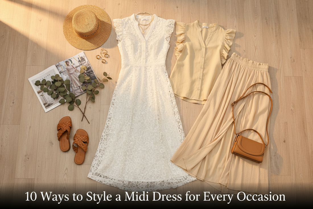 10 Ways to Style a Midi Dress for Every Occasion